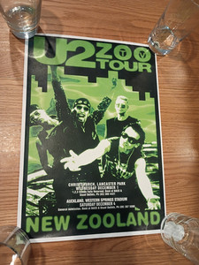 U2 Zoo TV Poster | eBay