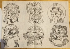 VTG Tri-Chem Paint A Picture 8081 Large “Christmas Ornaments” With Instructions