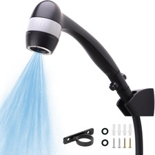 High Pressure RV Shower Head with Hose and on off Switch, 3 Flow Rate for Saving