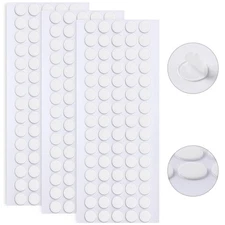 JANYUN 225 Pieces Double Sided Sticky Dot Stickers Removable Round Putty Clea...