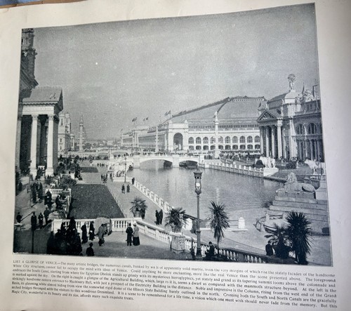 1893 Chicago World’s Fair Portfolio of Photographs #3 The White City