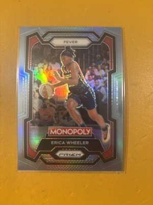 2024 Panini Prizm Monopoly WNBA #44 Erica Wheeler Light Blue Prizms #/199