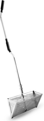 Sand Flea Rake,16-Inches Wide Basket, 52  Long Strong Assembly Handle, Sharp Tee