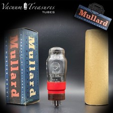 EL33 MULLARD NOS NIB Red Base AMPLITREX Tested Made in Great Britain '57