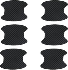 16 Pcs Car Door Handle Cup Protector Sticker, Anti Scratch Door H Color: Black