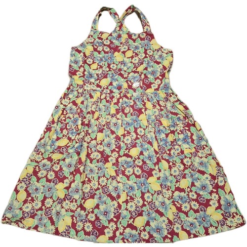 Polo Ralph Lauren Girls Lemon-Floral Slub Cotton Dress - Picture 3 of 4