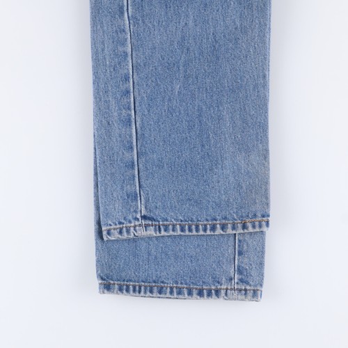 Pantalone uomo Levi's 505 denim conico usato W36 (circa) - Foto 14 di 22