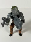 TMNT Rocksteady Figure with Gun & Shield Vintage 1988 Playmates
