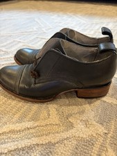 Freebird By Steven Mabel Booties Black Distressed Size 7