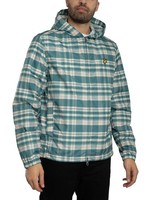 Lyle & Scott Tartan Kapuzenjacke Mit ReißVerschluss, GrüN - M