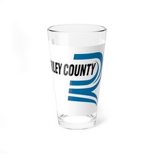Flag of Riley County Kansas (United States) Pint Glass 16oz