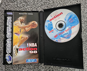 NBA Action 98 - Sega Saturn - Boxed with Manual - PAL - RARE