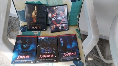 DVD Sammlung Hostel Teil 1 & 2 und Night Of The Demons Teil 1, 2, 3