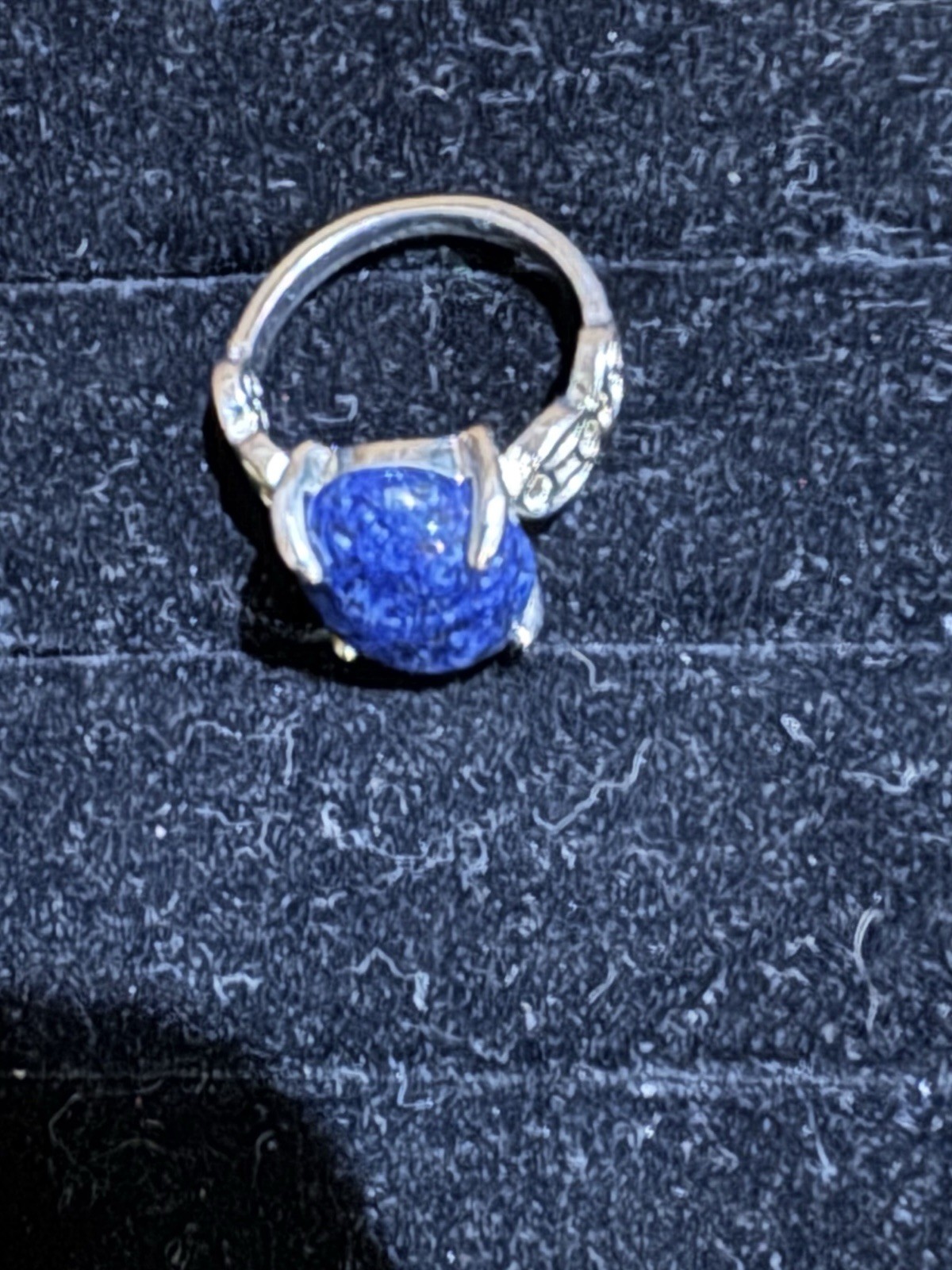 Silver Lapis Lazuli Ring - image 4