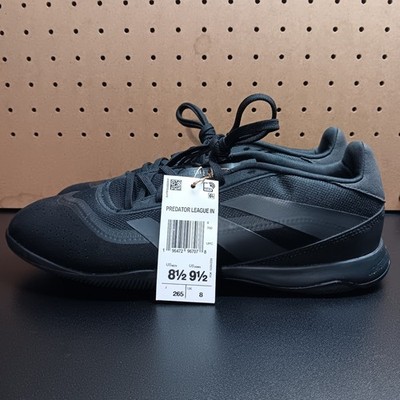Adidas Predator League Indoor Soccer Shoes Nightstrike IG5457 Mens 8.5 Black New