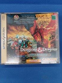 [Rare] Dungeons & Dragons Collection Sega Saturn CAPCOM T-1224G 4MB RAM A5884