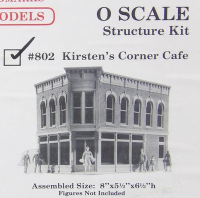 Design Preservation Models O scale #802 Kirsten's Corner Cafe building kit-OB