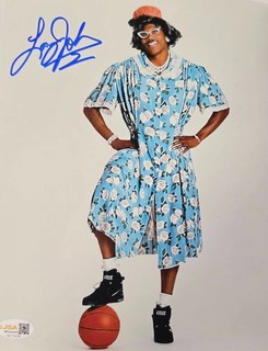 Larry Johnson Signed New York Knicks 8x10 Photo JSA GRANDMAMA COA
