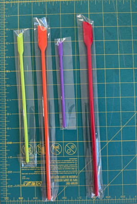 Mini Silicone Beauty Spatula Set For Makeup Cosmetics Kitchen Bottle 4 Packs New