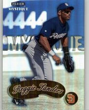 1999 Fleer Mystique Reggie Sanders Gold #92 San Diego Padres
