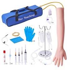 Uimoso IV Practice Kit Phlebotomy Venipuncture Practice Arm for Students Nurses