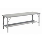 Global Industrial Heavy Duty Workbench w/ Steel Square Edge Top 84"W x 34"D Gray