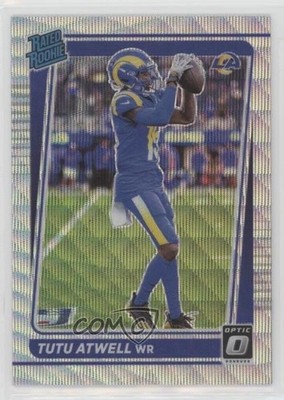 2021 Panini Donruss Optic Rated Wave Prizm /299 Tutu Atwell #220 Rookie RC 0s9t
