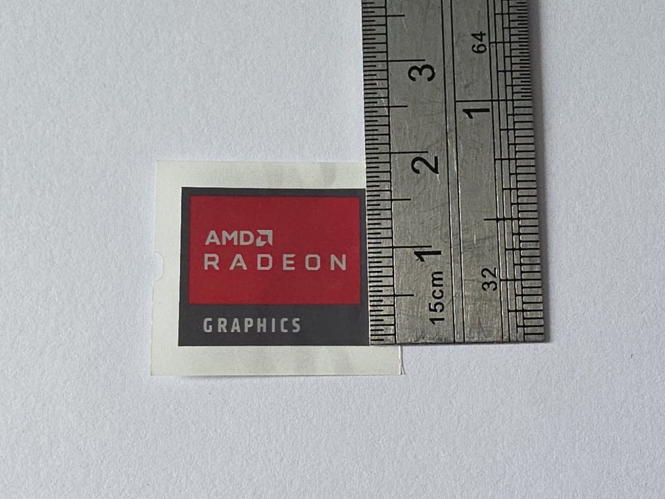 NOS GENUINE AMD RADEON GRAPHICS STICKER - UK SELLER | eBay UK
