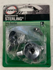 DANCO 80680 Sterling Kitchen/Lavatory Faucet Handles Chrome New FREE SHIPPING