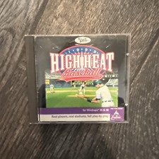 High Heat Baseball 1999 PC CD-ROM GAME, CASE MANUAL; Used