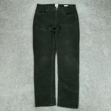 Flint And Tinder Pants Mens 34x32 Straight Fit 5 Pocket Corduroy Pant Green