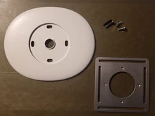 Google Nest Thermostat 4th Gen Wall Bracket, Mounting Plate Trim and Screws OEM