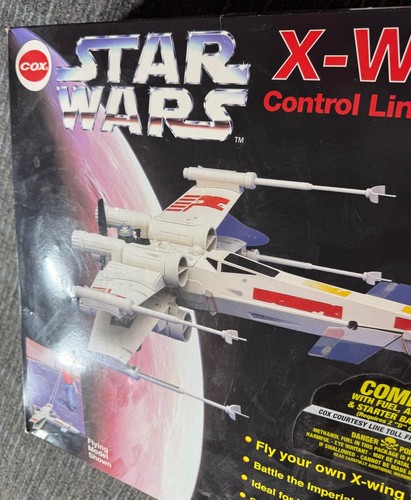 Vintage 1997 Star Wars Cox 9310 X-Wing Control Line Fighter 049 Engine Plane VGC - Picture 24 of 24
