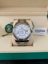 Rolex Sky-Dweller 326934 – White Dial – Steel & White Gold Bezel 