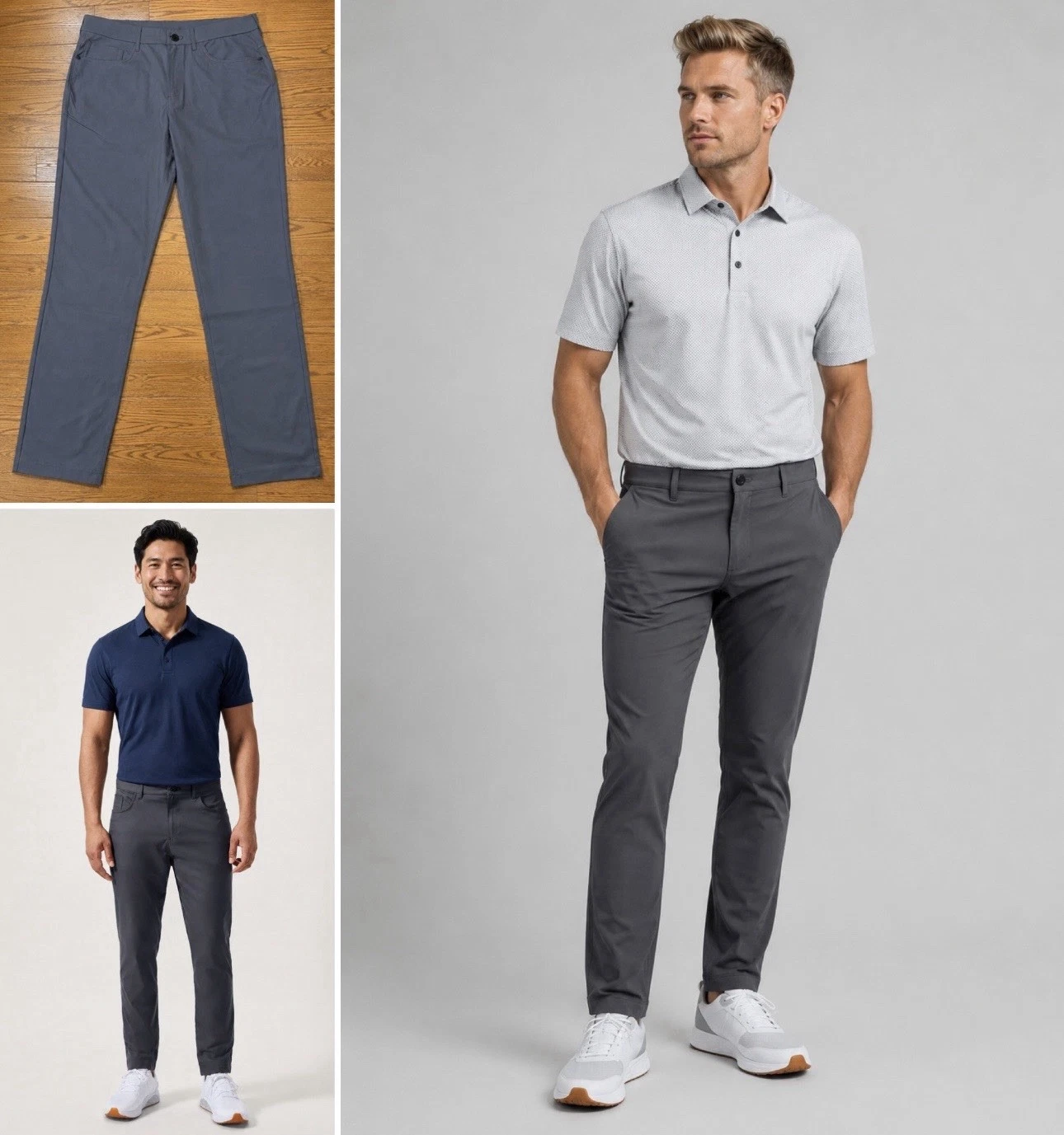 Public Rec Dealmaker Performance Slate Gray Pants 38x30 5 Pocket Golf Work NWOT
