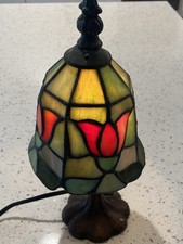 Vintage Stain Glass Lamp