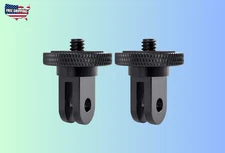 Metal GoPro Tripod Adapter 2Pcs 1/4-20 Screw for Action Cams
