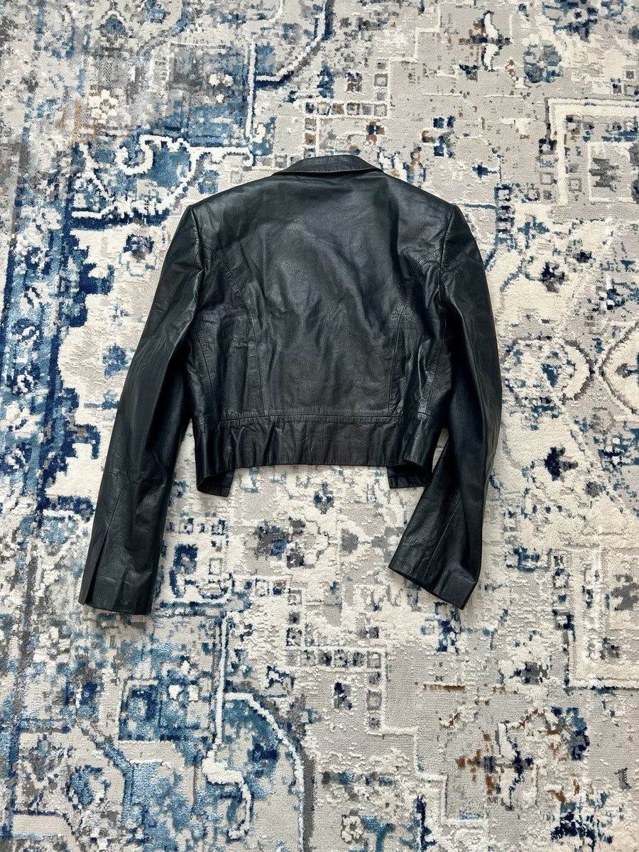 John Lawrence Sullivan Leather Cropped Blazer – Lizard John Lawrence Sullivan Leather Cropped Blazer – Lizard