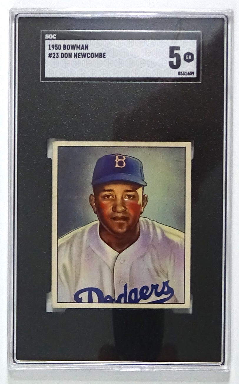 1950 Bowman #23 Don Newcombe SGC EX 5 Baseball Card #852-1