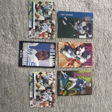 Barry Sanders Lot (2) + Herman Moore Insert + Chris Spielman Lions 90s NFL Cards