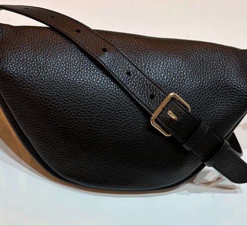 Auth Coach Belt Bag Fanny Pack Bag Plain Black F48738 Leather From Japan Rare - Picture 11 of 16
