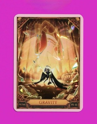 HAZBIN HOTEL TRADING CARDS GRAVITY CRACKED ICE PROMO CARD PR-16