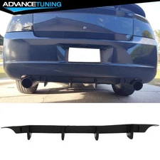 Fits 06-10 Dodge Charger MDP Style 4-Fin Rear Bumper Lip Diffuser Lower Spoiler
