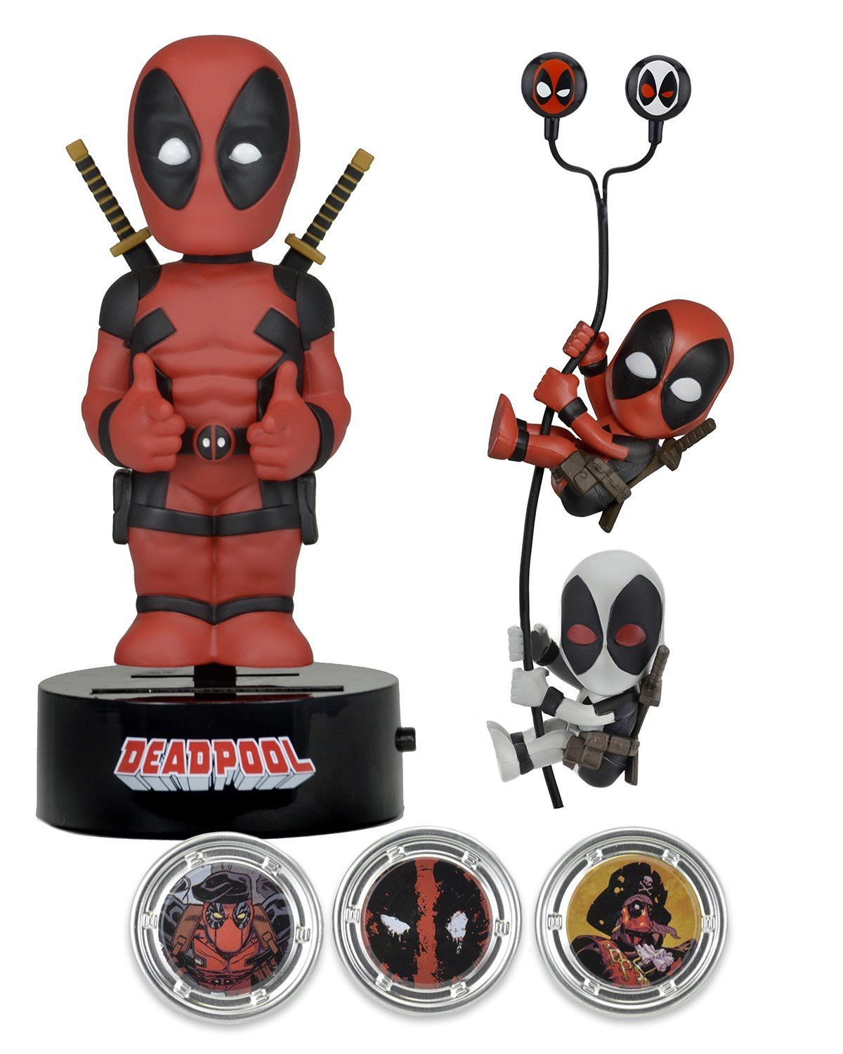 Marvel Deadpool Box Gift Set Geschenk Bodyknocker Scaler Hubsnaps Earbuds 8590₽