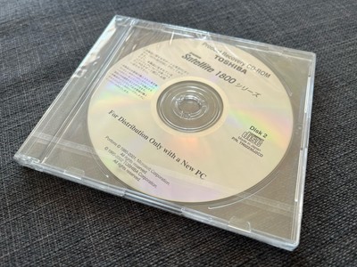 dynabook　CD-ROM Toshiba Dynabook Satellite 1800 Product Recovery CD-ROMs Japanese