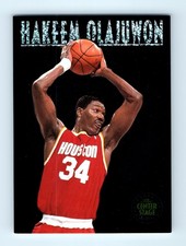 Hakeem Olajuwon Houston Rockets 1993 Center Stage SkyBox Insert CS6