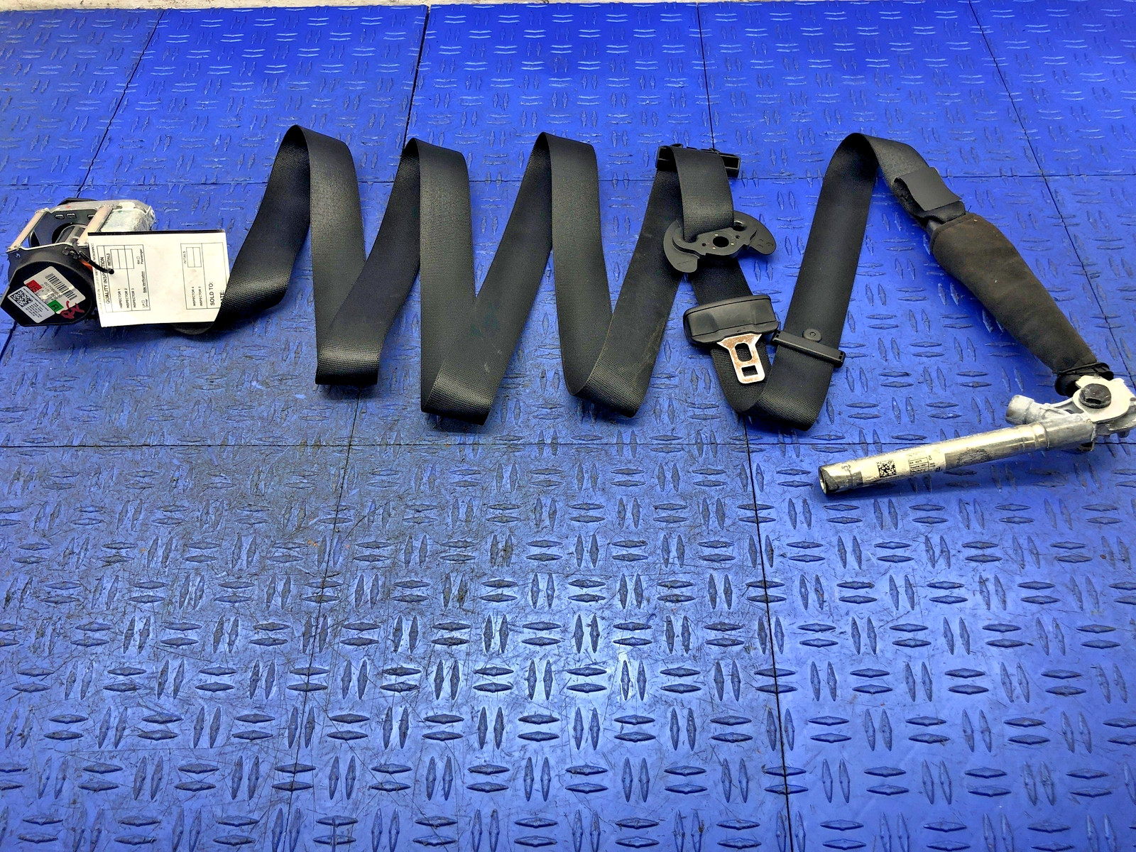 2014-2021 MASERATI GHIBLI FRONT RIGHT SEAT BELT RETRACTOR BLACK 6270069500