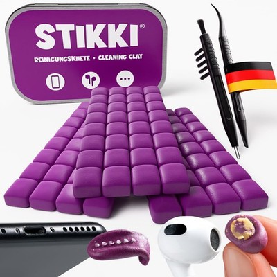 Stikki Cleaning Clay for Mobile Phone, Smartphone, Headphones and Much More,