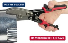 5-Blade Sheet Metal Crimper HVAC Duct Crimping Tool, 24-28 Gauge