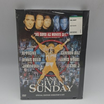 Any Given Sunday (DVD) Jamie Foxx, Al Pacino, Cameron Diaz, Oliver Stone, NEW!